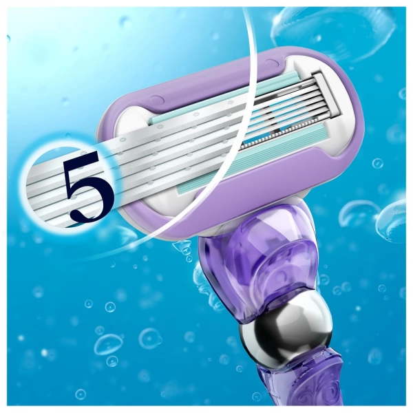 Подарочный набор Gillette Venus Swirl с 1 сменной кассетой и косметичкой Venus