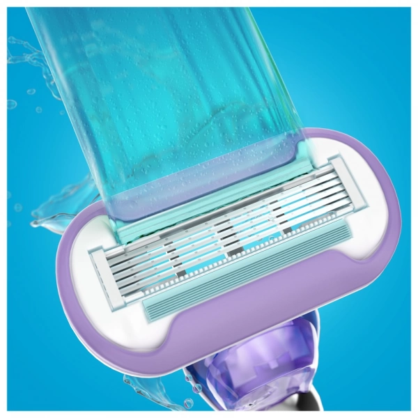 Подарочный набор Gillette Venus Swirl с 1 сменной кассетой и косметичкой Venus