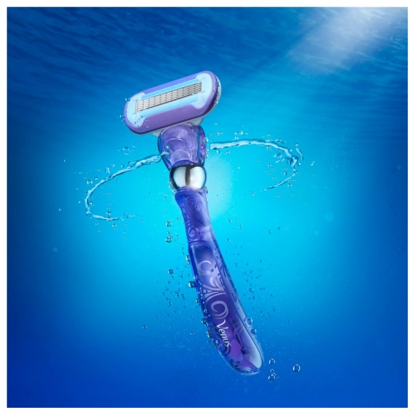 Подарочный набор Gillette Venus Swirl с 1 сменной кассетой и косметичкой Venus