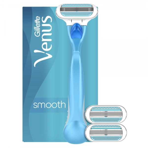 Набор женская бритва Gillette Venus Smooth + 3 кассеты