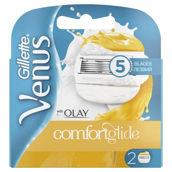 Сменные кассеты для бритвы Gillette Venus ComfortGlide with OLAY, 2 шт