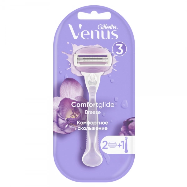 Женская бритва Gillette Venus ComfortGlide Breeze + 2 кассеты